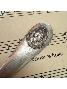 Vintage Silver-Plate Queen Elizabeth II Collectible Spoon 5-1/2"